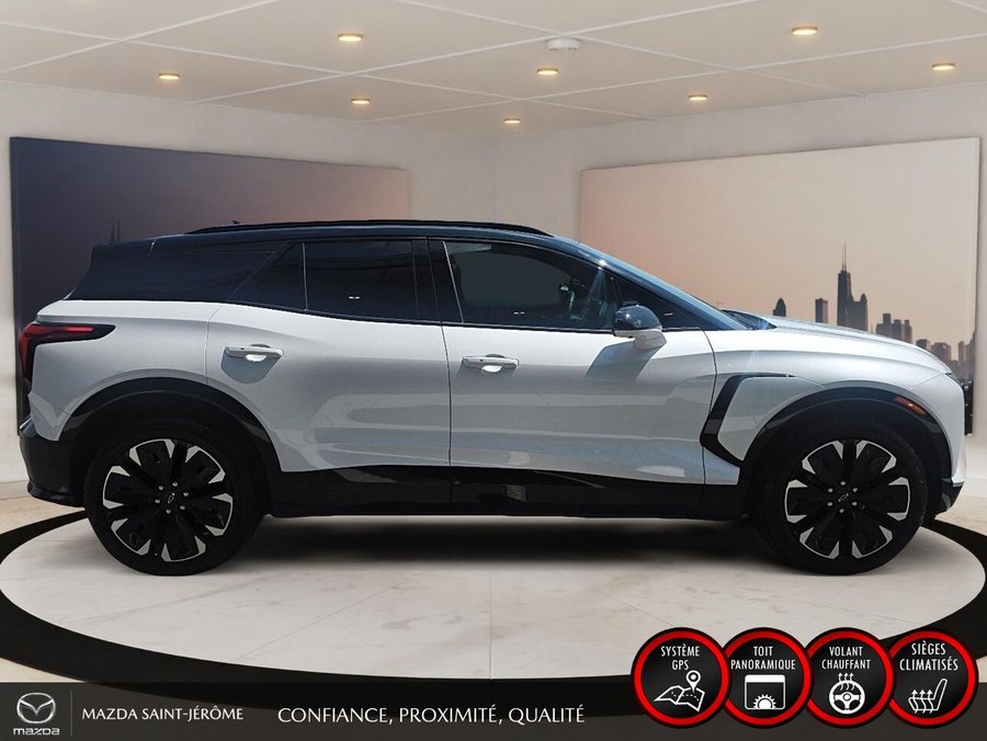 Chevrolet Blazer EV RS | AWD | TOIT PANORAMIQUE | 85 kWh | SIÈGES VENTILÉS 2025 Blanc