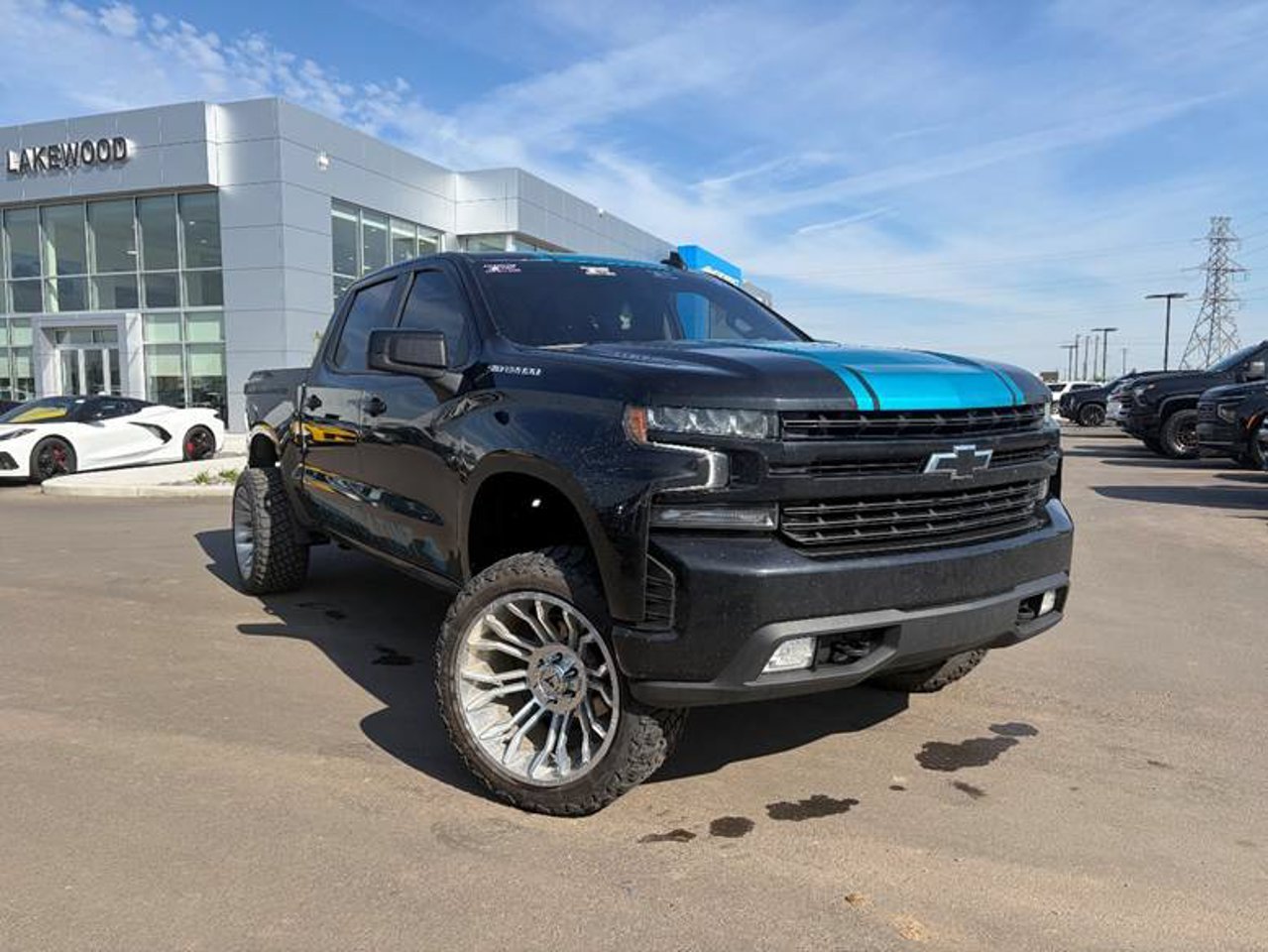 2021 Chevrolet Silverado 1500 4WD Crew Cab 147 RST Black Sherwood Park - photo #1