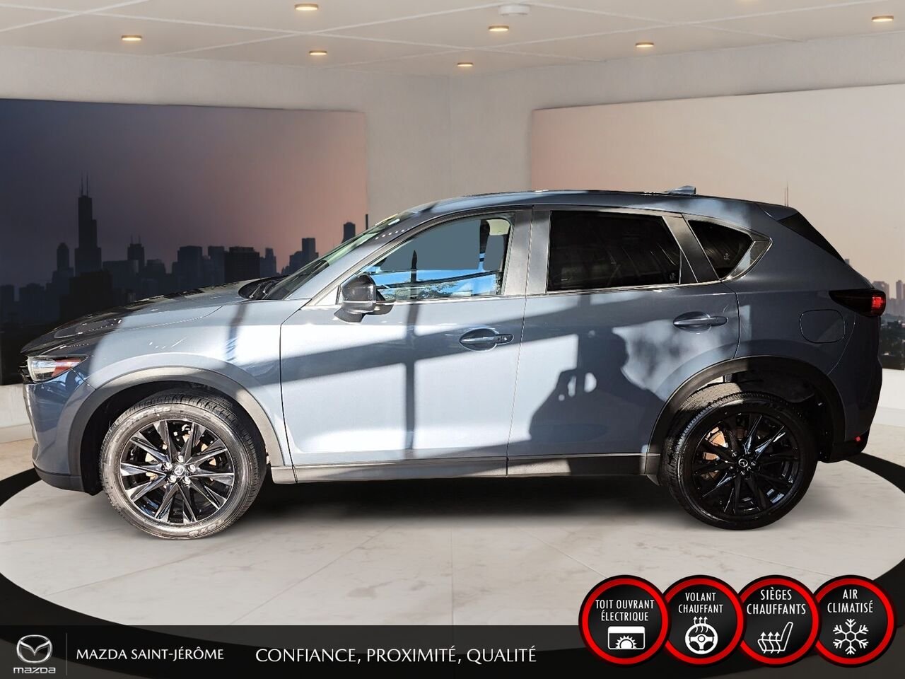 2021 Mazda CX-5 Édition Kuro | CUIR | TOIT OUVRANT | AWD | Grey Saint-Jérôme - photo #10