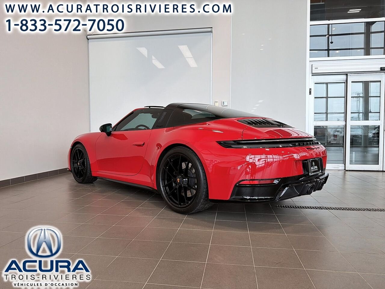 Porsche 911 TARGA 4 GTS T-HYBRID 2026 Rouge Trois-Rivières - photo #15