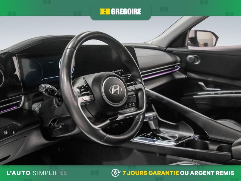 Hyundai Elantra 821992 | Luxury AUTO AC CUIR TOIT NAV MAGS CAM RECUL BLEUTO 2025 Argent Laval - photo #11
