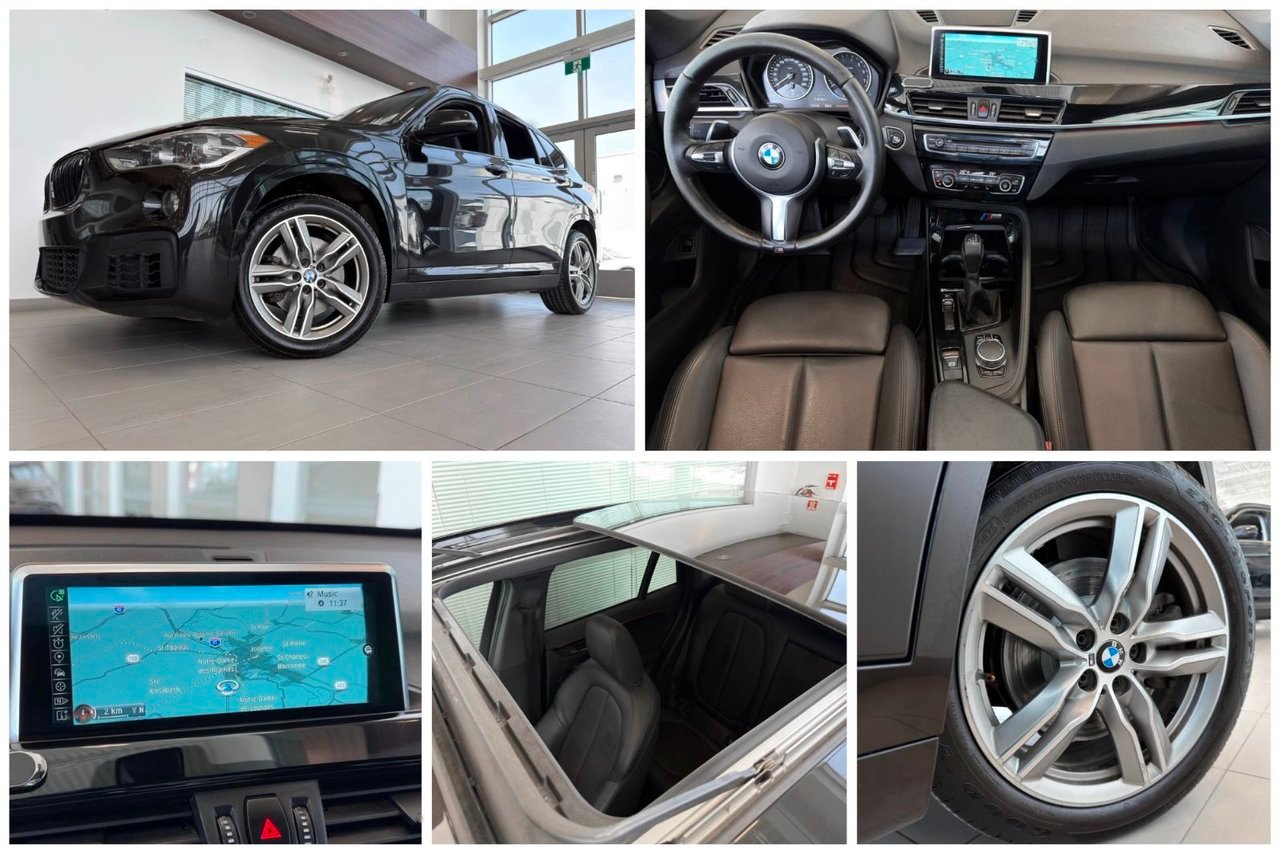 BMW X1 2017 Noir Notre-Dame-des-Prairies - photo #18