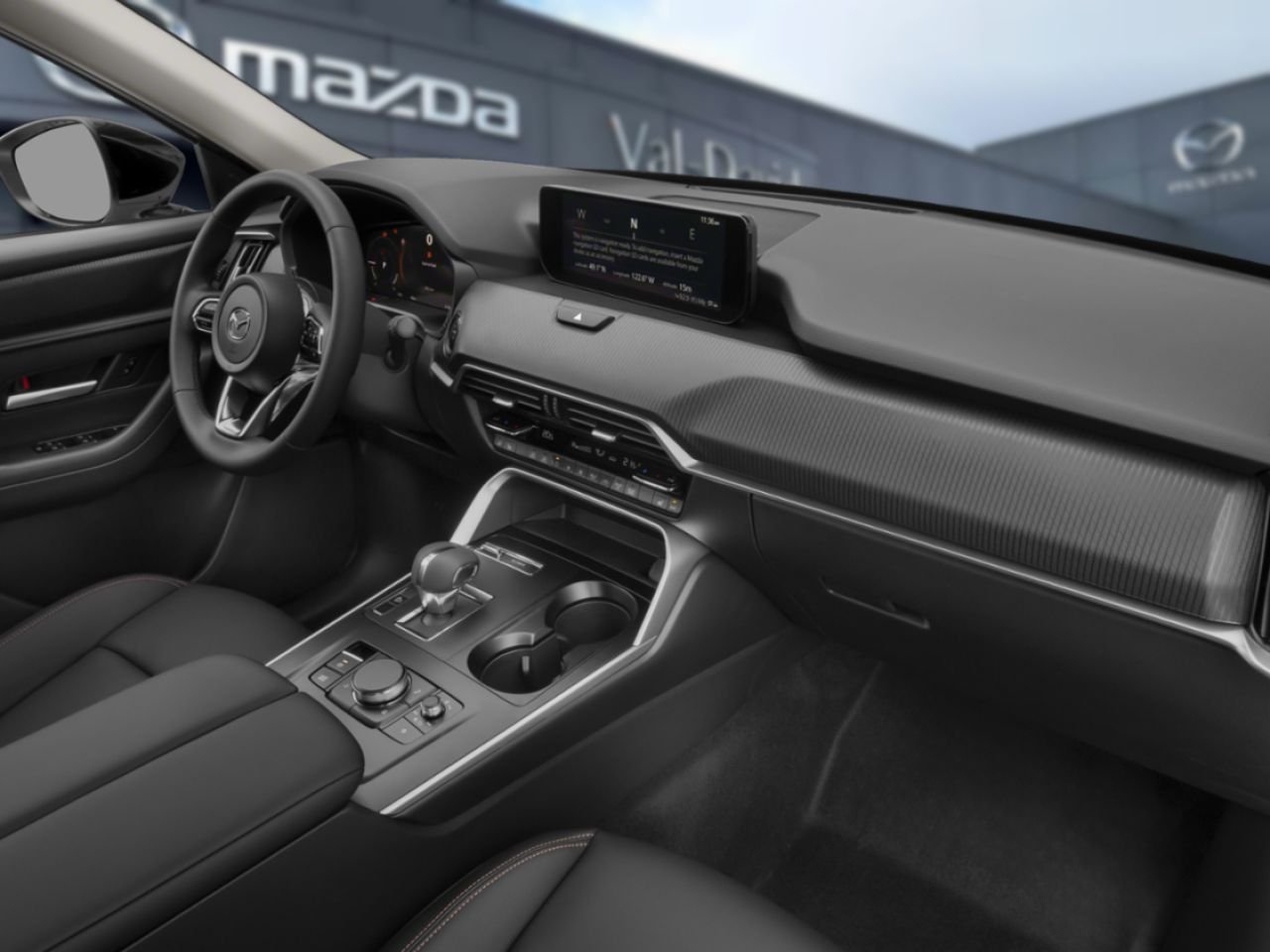 Mazda CX-70 hybride rechargeable GS-L SC TI 2026 Noir de jais mica Val-David - photo #8