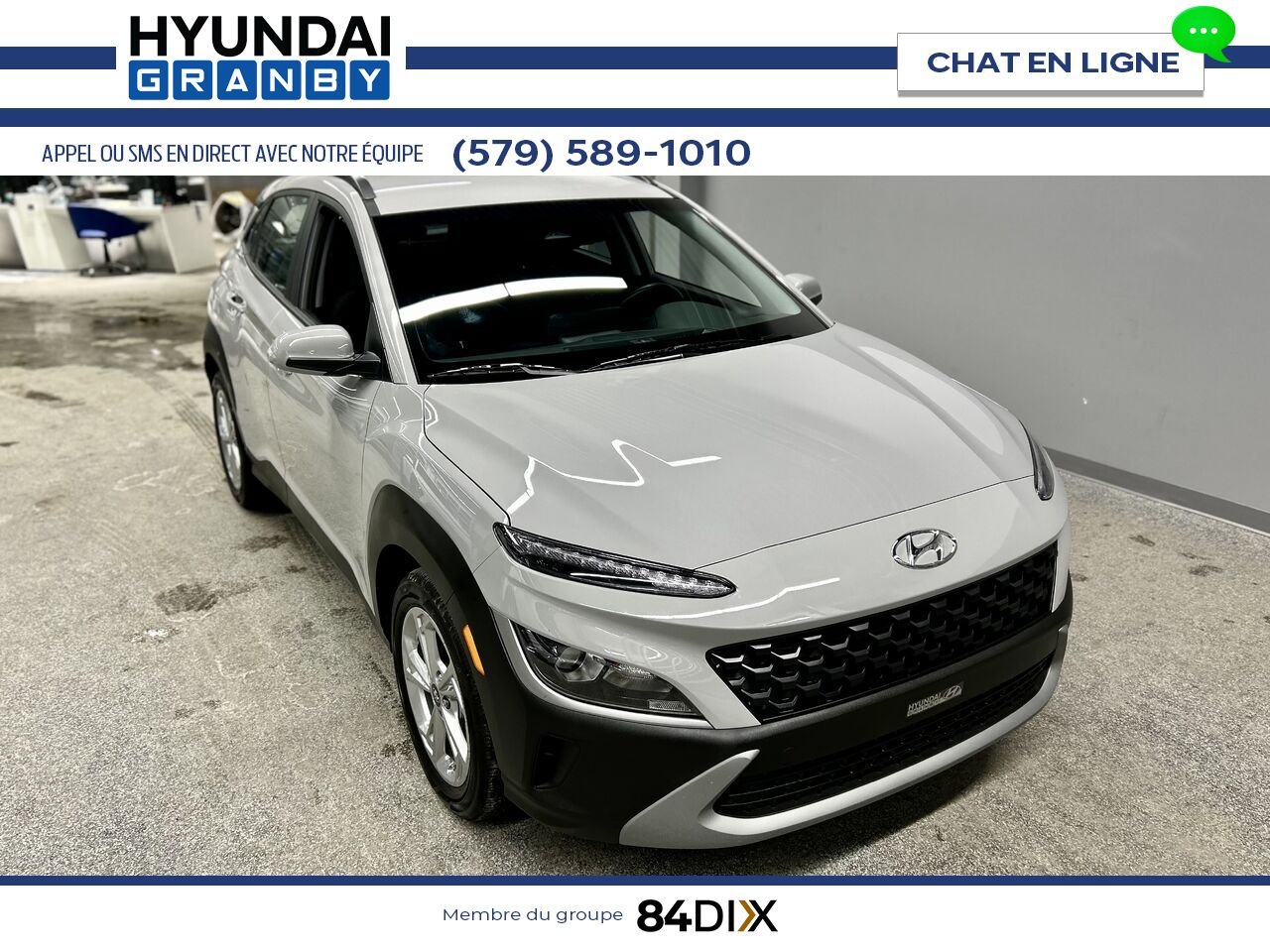 Hyundai Kona 2023 Gris Granby - photo #1