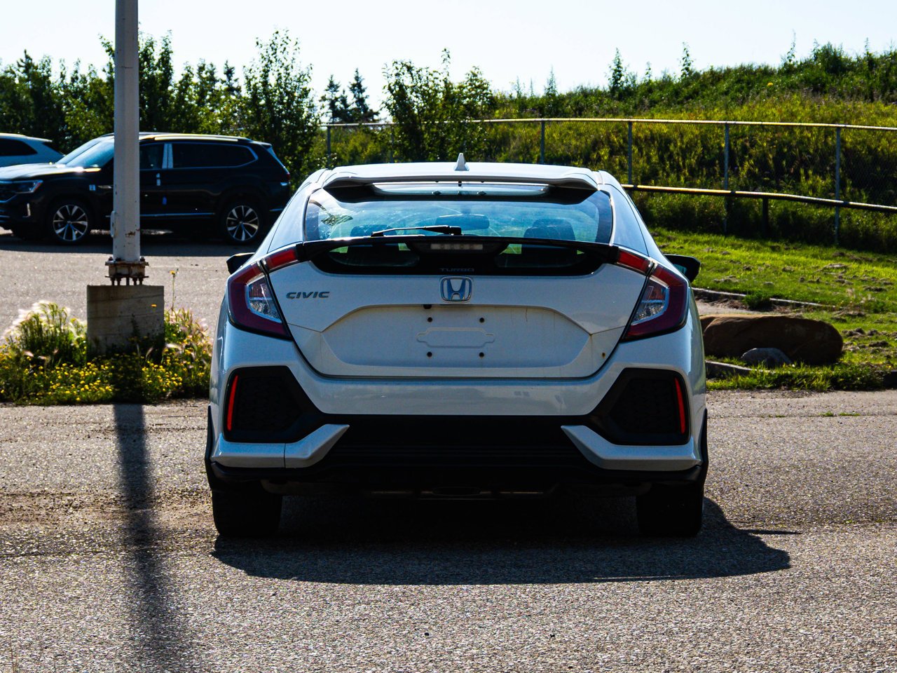 2018 Honda Civic Hatchback LX CVT White Sherwood Park - photo #11