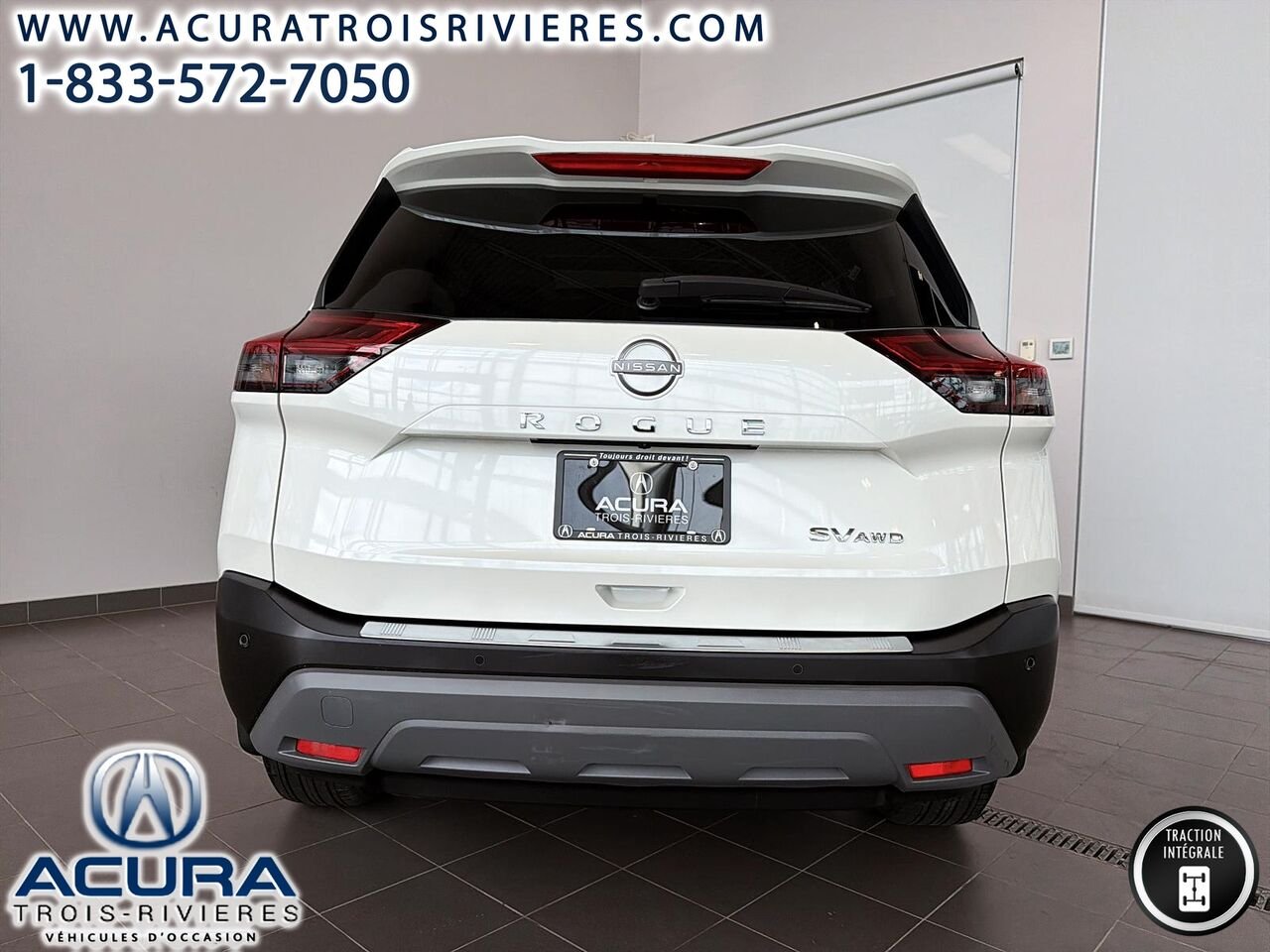 2023 Nissan Rogue SV AWD White Trois-Rivières - photo #9