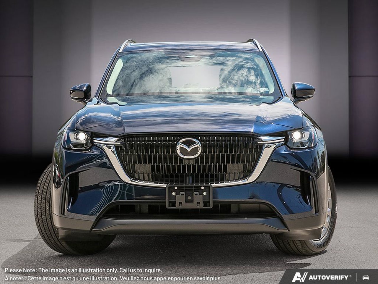 2026 Mazda CX-90 MHEV JM3KKCHD9T1408241 Deep Crystal Blue Mica Mirabel - photo #1