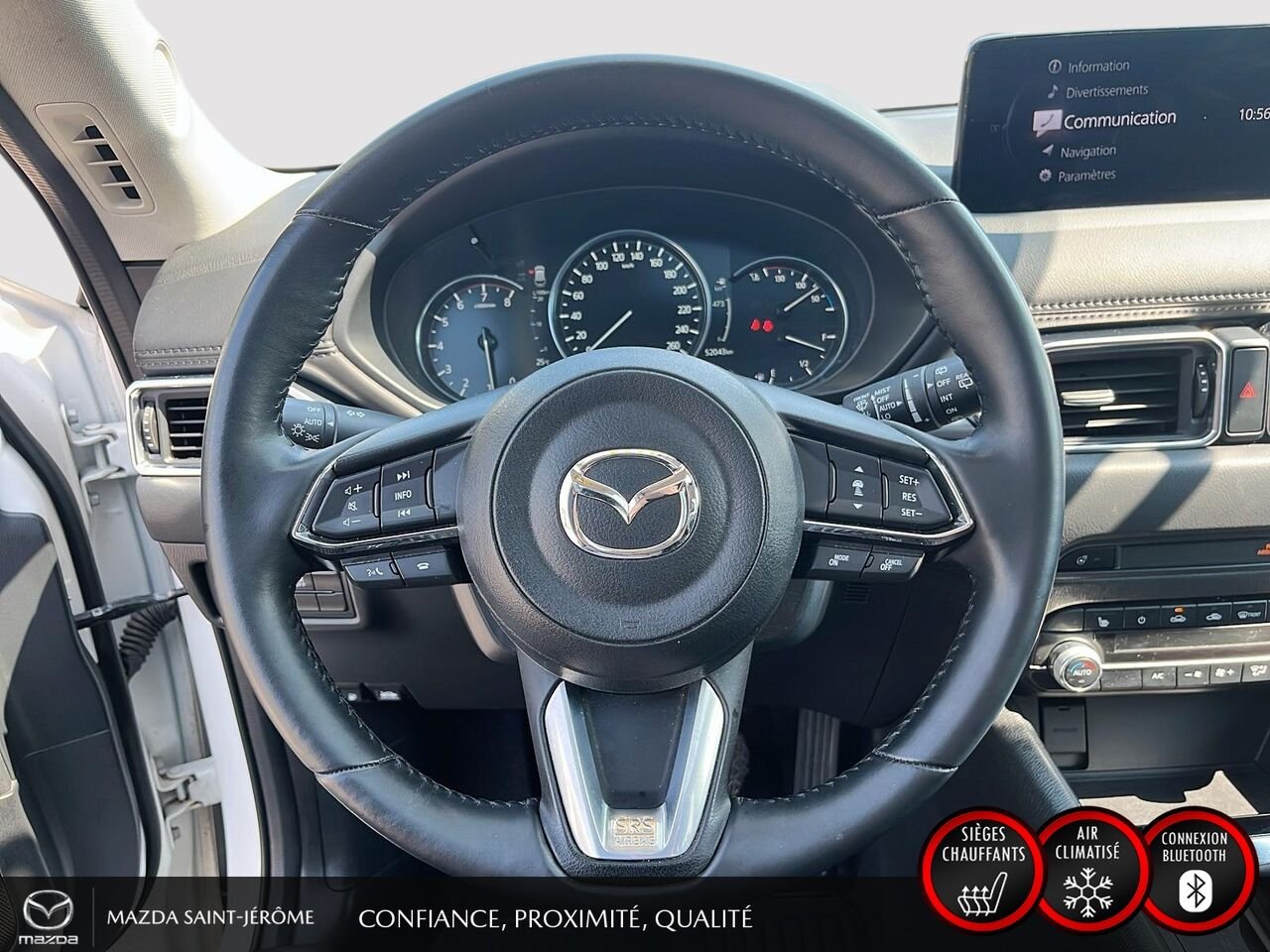 2023 Mazda CX-5 GS LUXURY | TOIT OUVRANT | AWD | CUIR | White Saint-Jérôme - photo #13