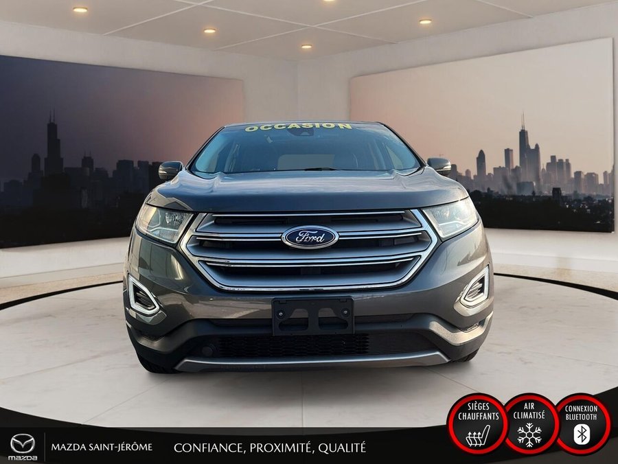2018 Ford Edge Titanium | TOIT PANORAMIQUE | CUIR | AWD | Grey