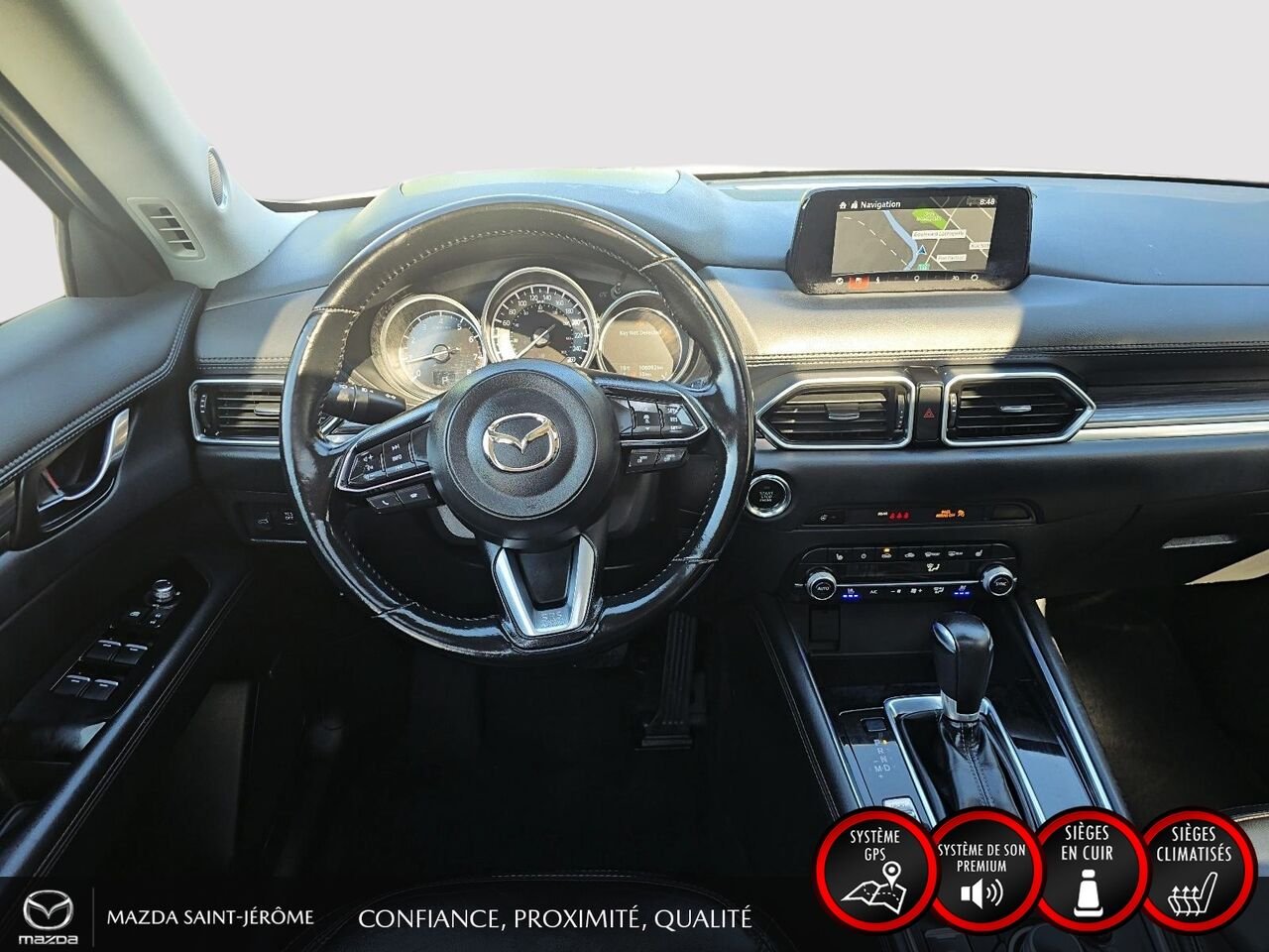2019 Mazda CX-5 GT | TOIT OUVRANT | CUIR | AWD | White Saint-Jérôme - photo #23