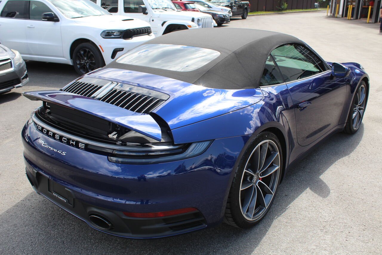 Porsche 911 VIN: WP0CB2A97NS244501 2022 Bleu Sainte-Rose - photo #7