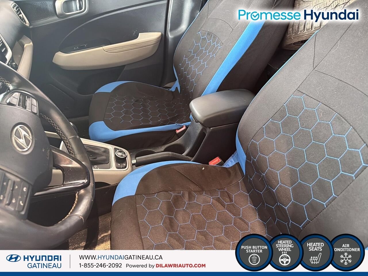 2022 Hyundai Venue Urban Edition IVT*** toit ouvrant ,toute equipe *** Blue Ottawa & Gatineau - photo #6