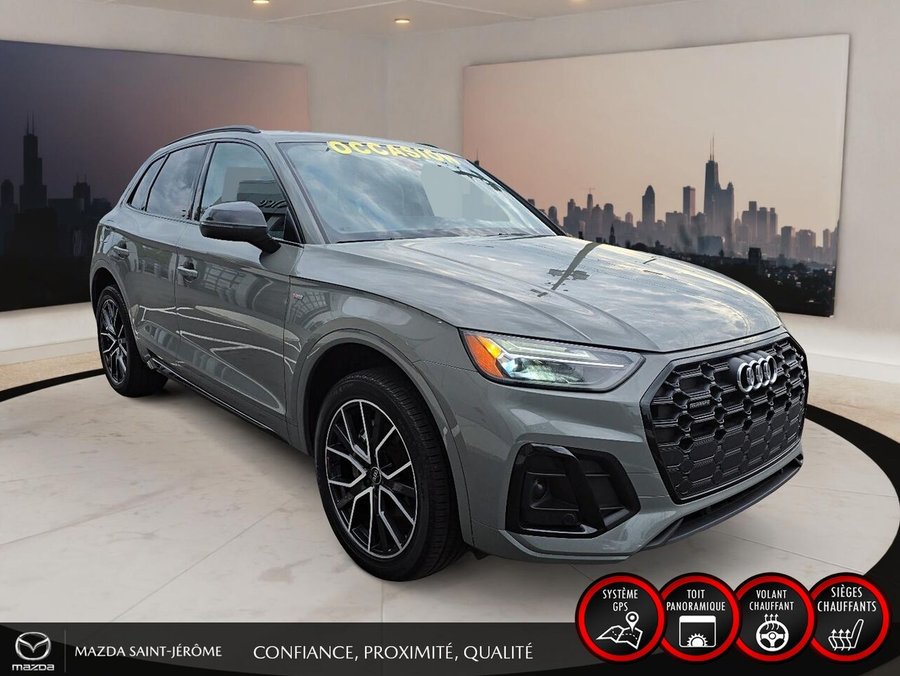 2022 Audi Q5 Progressiv 45 TFSI quattro | S-LINE | TOIT PANO | CUIR | Grey