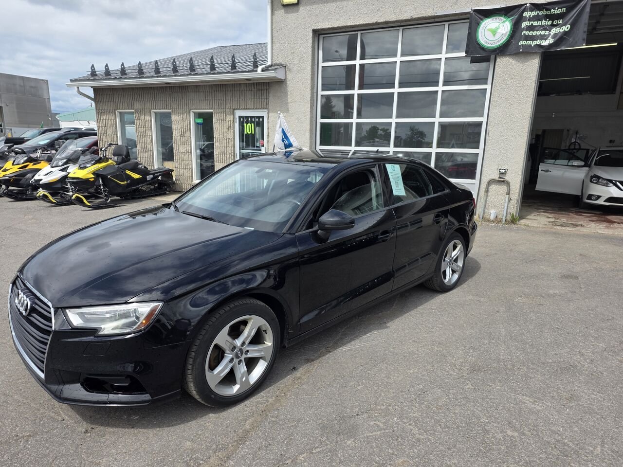 2018 Audi A3 berline Black  - photo #0