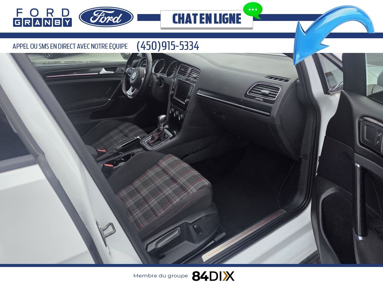 Volkswagen Golf GTI 2016 Blanc Granby - photo #20