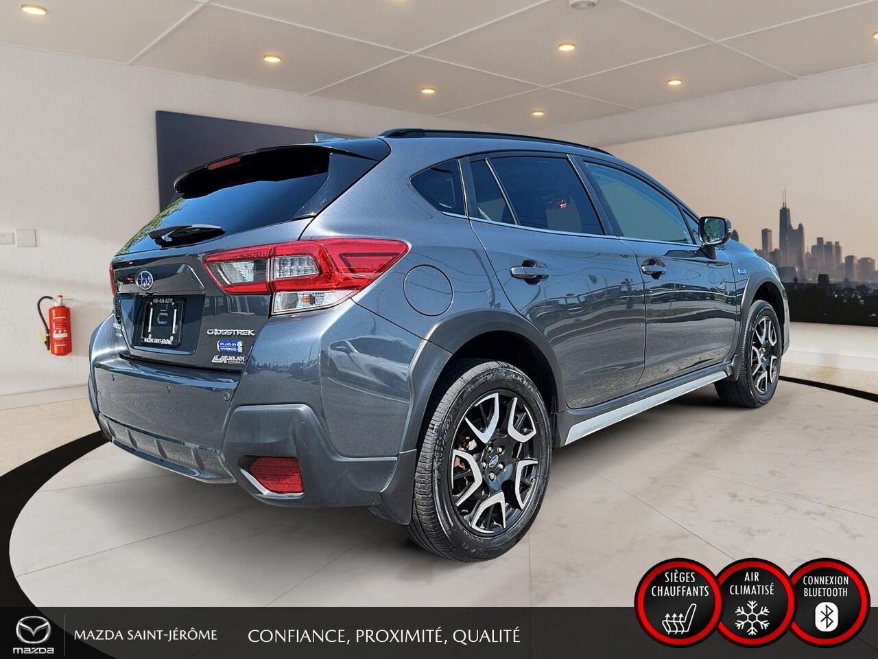 Subaru Crosstrek hybride rechargeable Limited HYBRIDE RECHARGEABLE | TOIT OUVRANT | AWD 2023 Gris Saint-Jérôme - photo #5