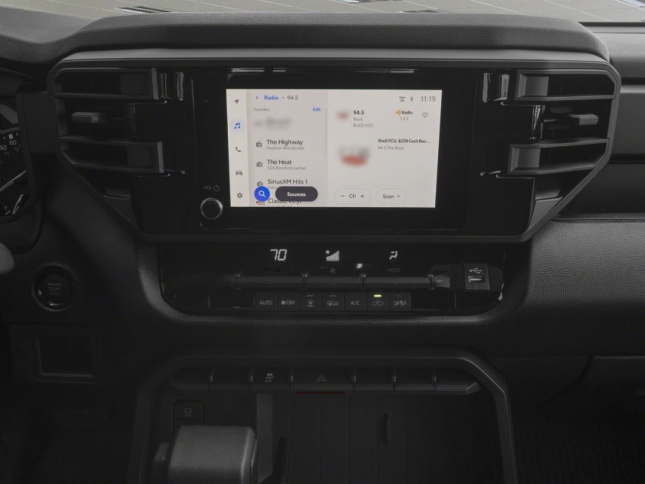2026 TOYOTA Tundra Heated Front Seats + Drive Mode Select (3) + Hill Start Assist Control + Dual Zone Automatic Climate Control + LED Fog Lamps + Increased Output Engine + Active Front Spoiler + Trailer Brake Controller Magnetic Grey Metallic Mississauga - photo #10