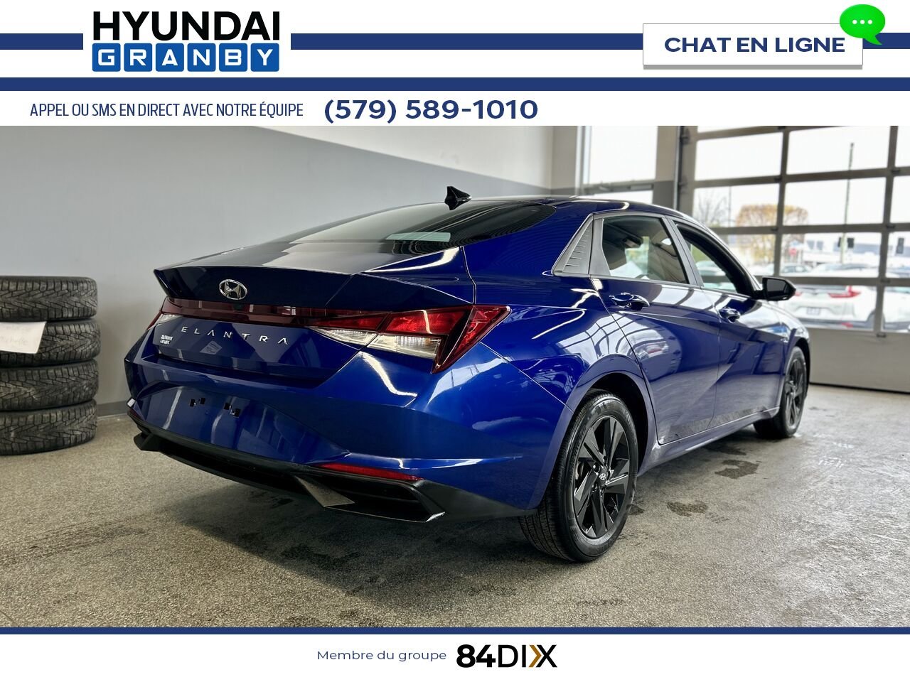 Hyundai Elantra 2021 Bleu Granby - photo #6
