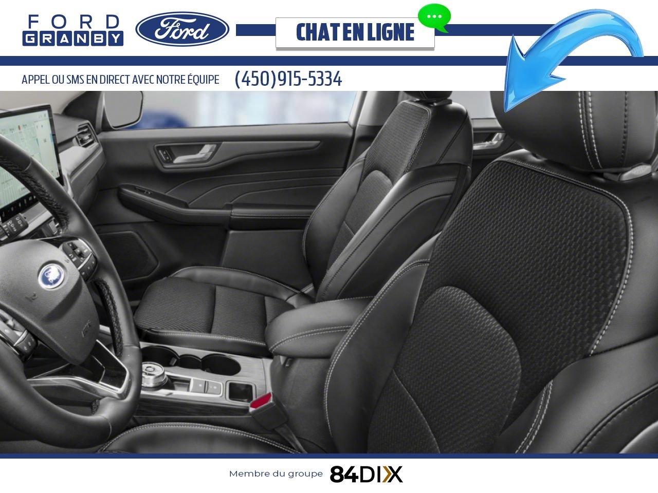Ford Escape 2025 Noir agate métallisé Granby - photo #9