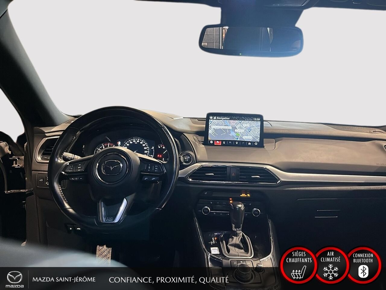 2021 Mazda CX-9 GT | TOIT OUVRANT | CUIR | AWD | Grey Saint-Jérôme - photo #23