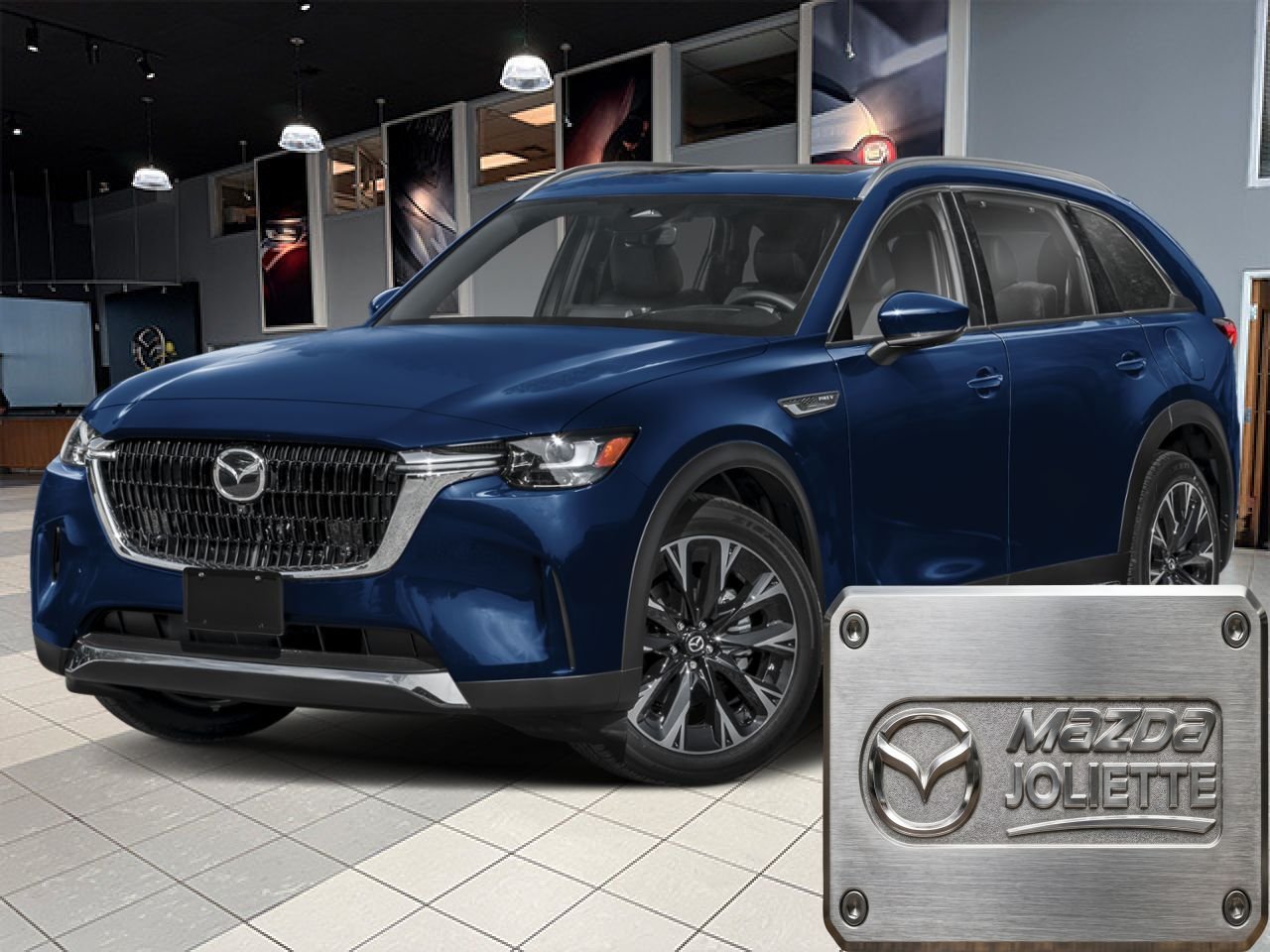 2026 MAZDA CX-90 PHEV Deep Crystal Blue Mica Notre-Dame-des-Prairies - photo #0