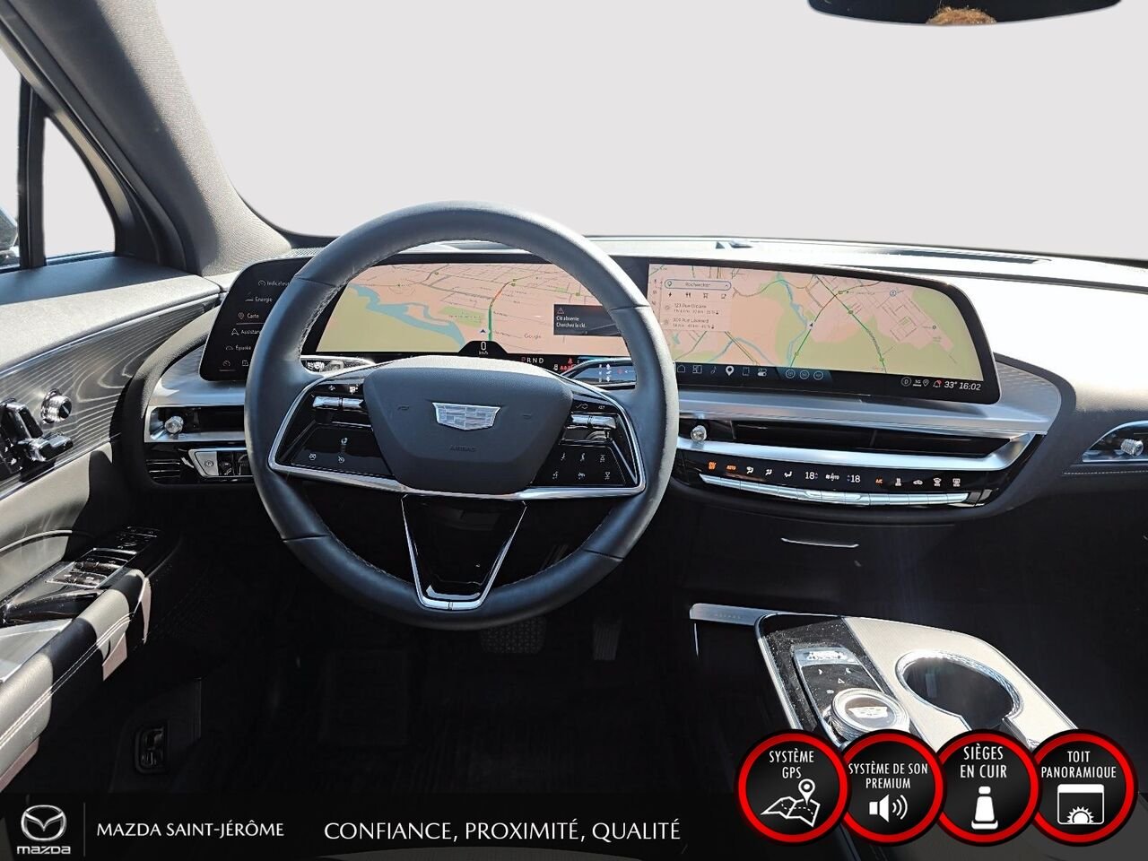 2025 Cadillac LYRIQ TRANSFERT DE BAIL $879/MOIS +TX BALANCE 12 MOIS Black Saint-Jérôme - photo #21