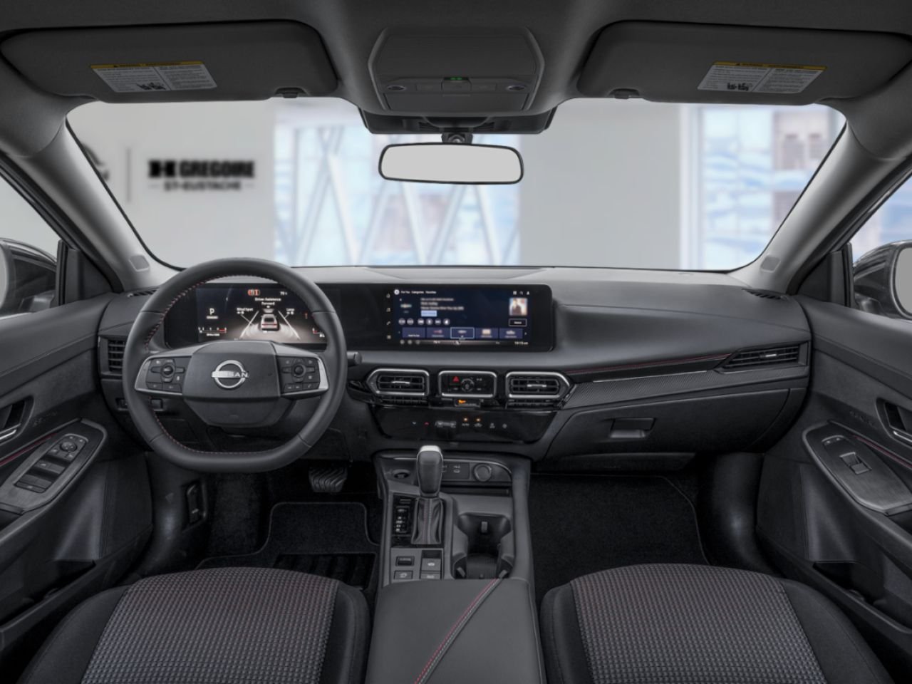 2026 Nissan Sentra Aspen White TriCoat/Super Black Saint-Eustache - photo #7