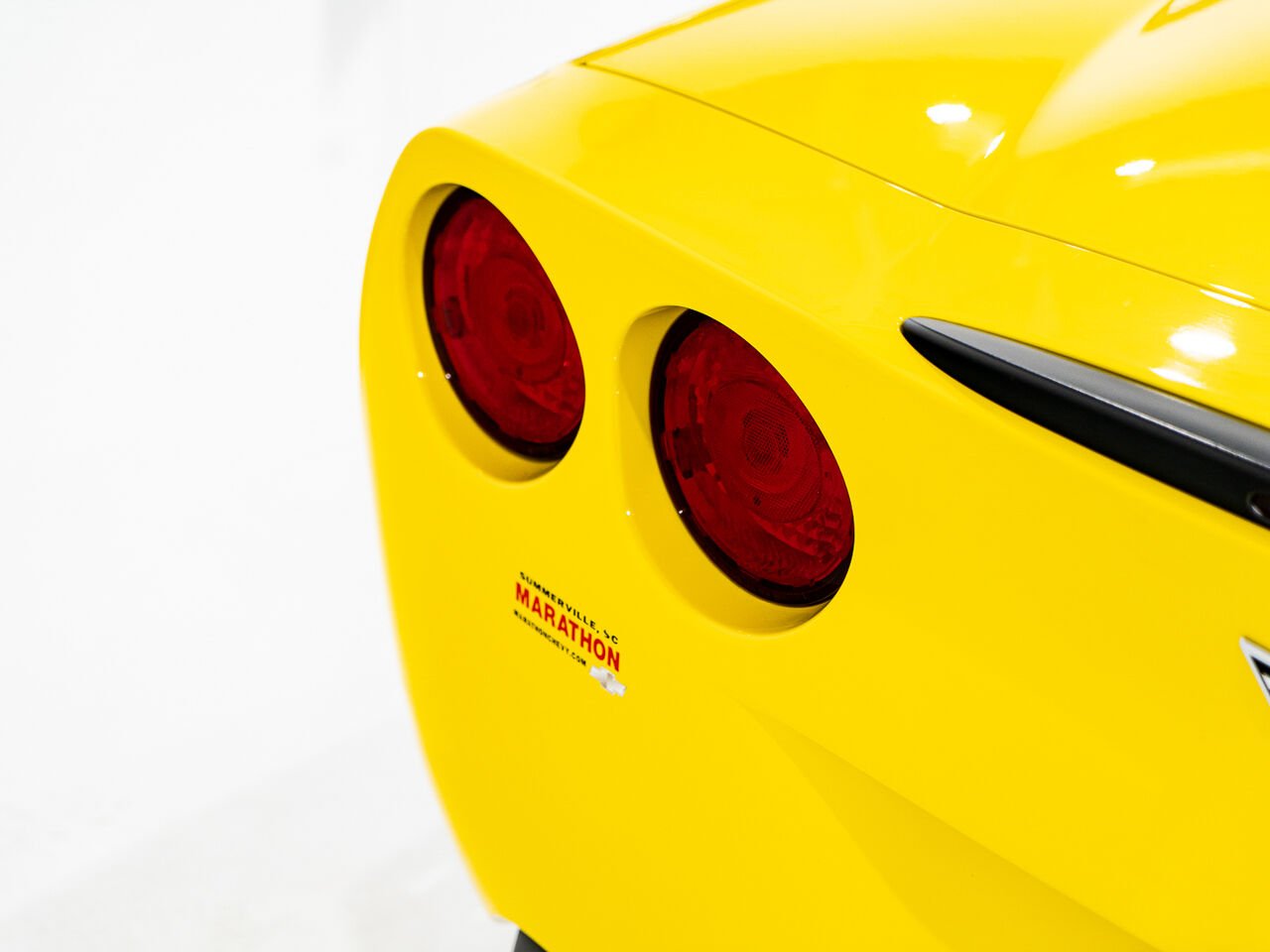 2008 Chevrolet Corvette With only 900km (563mi) From new with window sticker Yellow Kirkland - photo #70