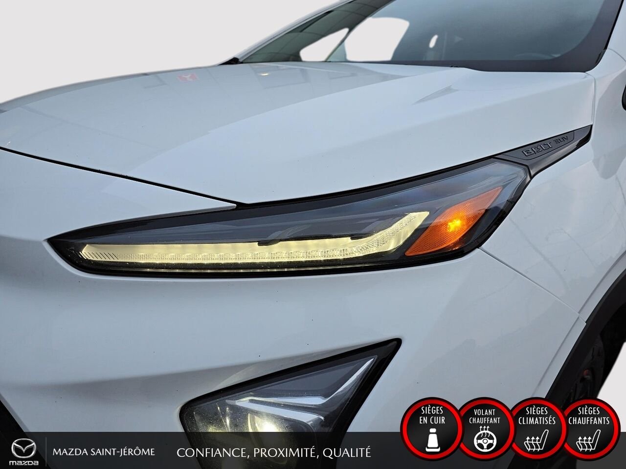 Chevrolet Bolt EUV LT REDLINE | CARPLAY SANS FIL | SIÈGES CHAUFFANTS | ANGLE MORT | 115 165 KM 2023 Blanc Saint-Jérôme - photo #1