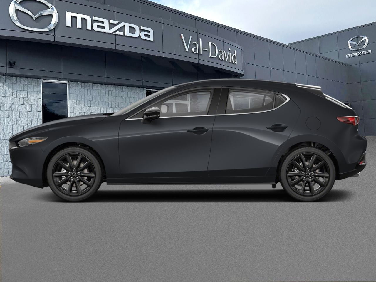 2026 Mazda Mazda3 Sport GT avec moteur turbo BA TI i-ACTIV Jet Black Mica Val-David - photo #1