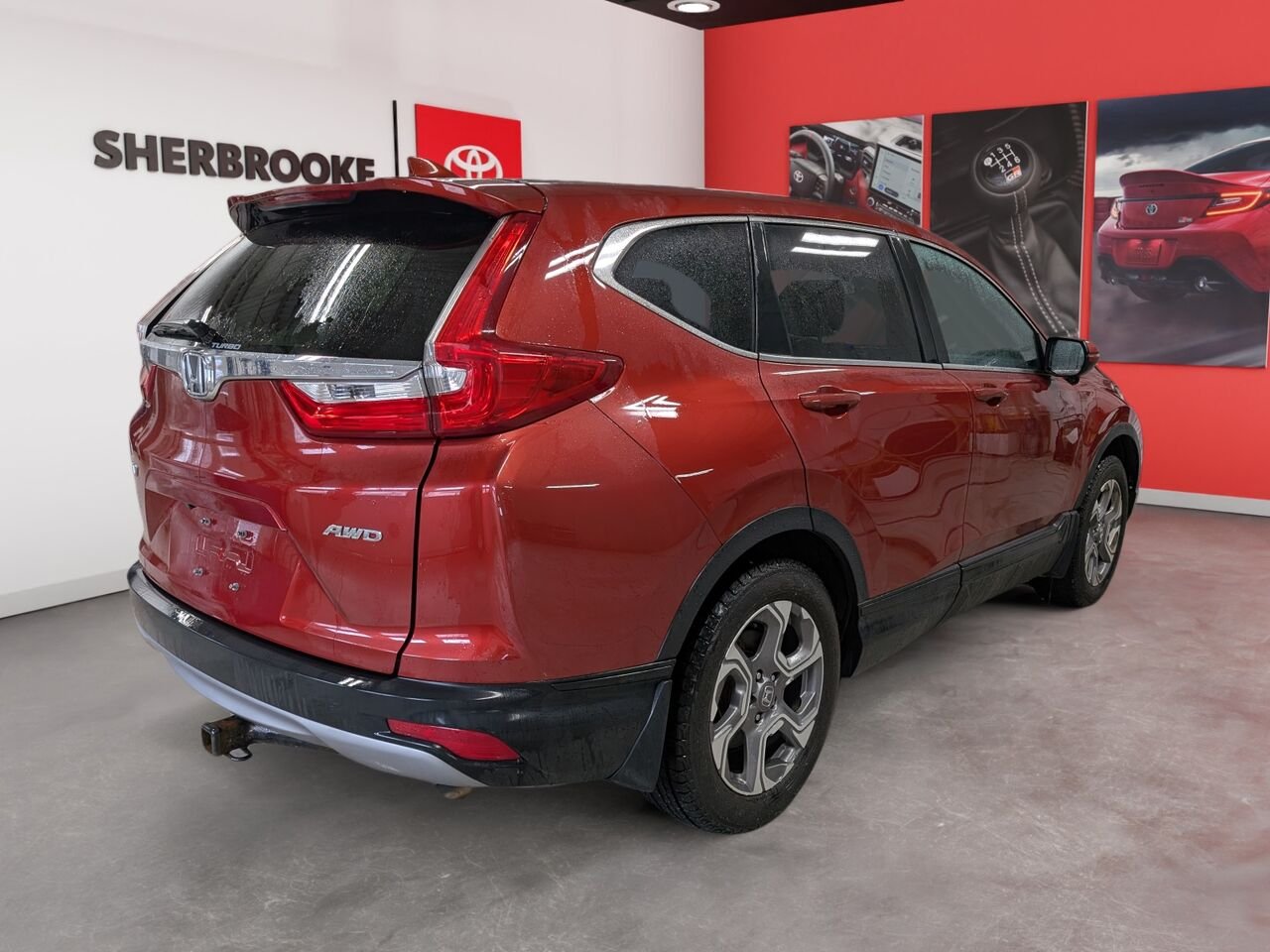 Honda CR-V EX/SIÈGES CHAUFFANTS/TOIT OUVRANT/AC BIZONE/CAMÉRA DE RECUL/BLUETOOTH 2019 Rouge Sherbrooke - photo #3