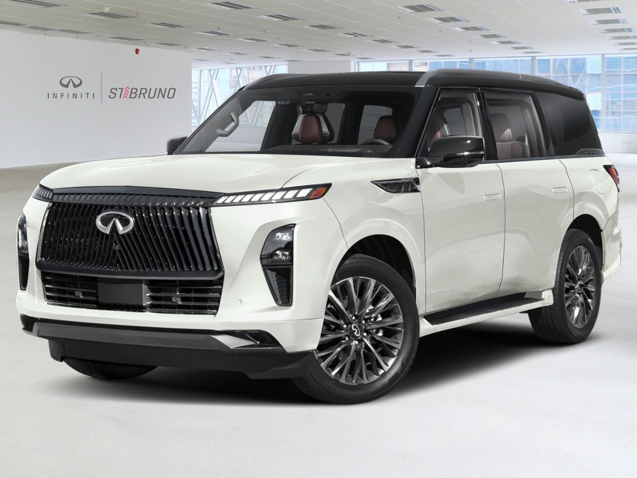 INFINITI QX80 2027 Blanc brillant/Noir obsidienne Saint-Basile-le-Grand - photo #0