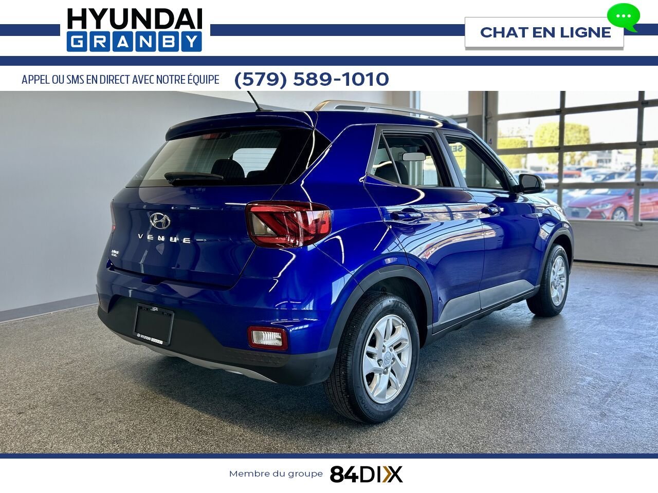 2024 Hyundai Venue Blue Granby - photo #6