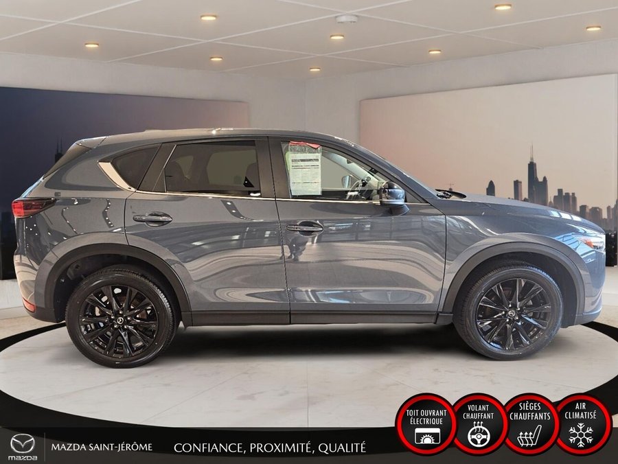 Mazda CX-5 Édition Kuro | CUIR | TOIT OUVRANT | AWD | 2021 Gris