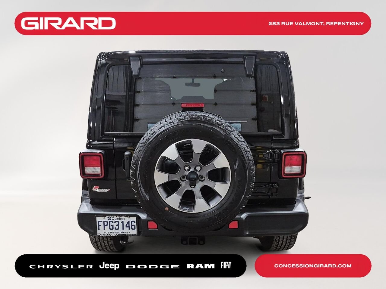 JEEP WRANGLER 2023 Noir Repentigny - photo #6
