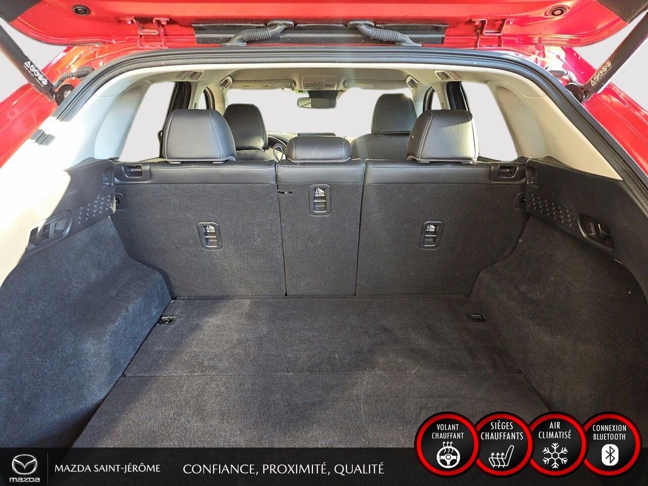 2024 Mazda CX-5 GS | AWD | SIMILICUIR | HAYON ÉLECTRIQUE | VOLANT CHAUFFANT Red Saint-Jérôme - photo #22