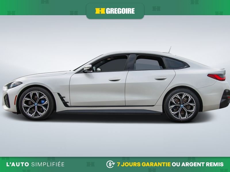 BMW i4 2022 Blanc Saint-Eustache - photo #4