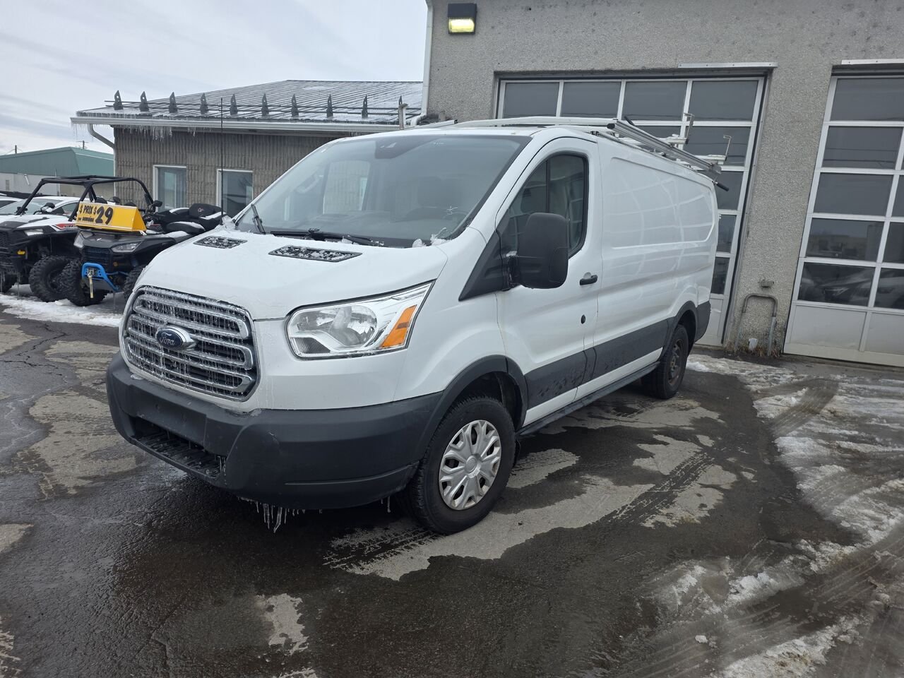 2016 Ford Transit fourgon utilitaire White  - photo #1