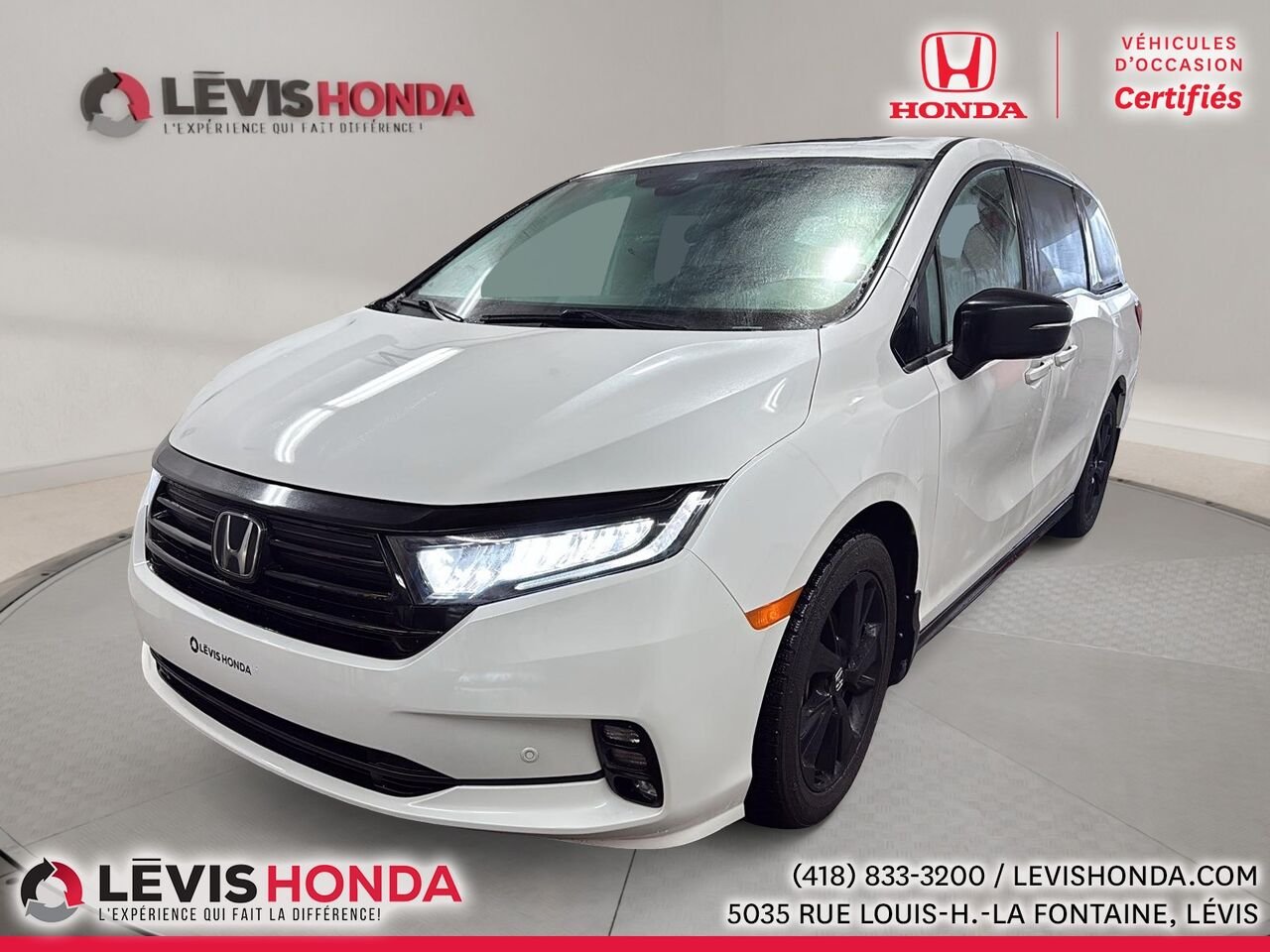 Honda Odyssey Black Edition Black Edition BA 2023 Blanc Lévis - photo #0
