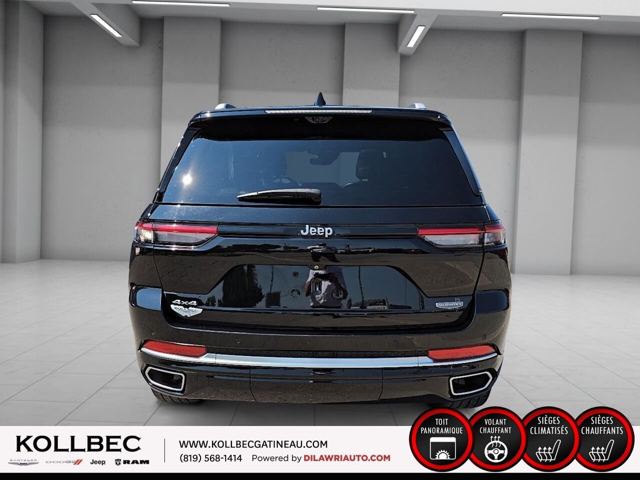 2023 JEEP GRAND CHEROKEE Summit Reserve 4x4 Black Ottawa & Gatineau - photo #15