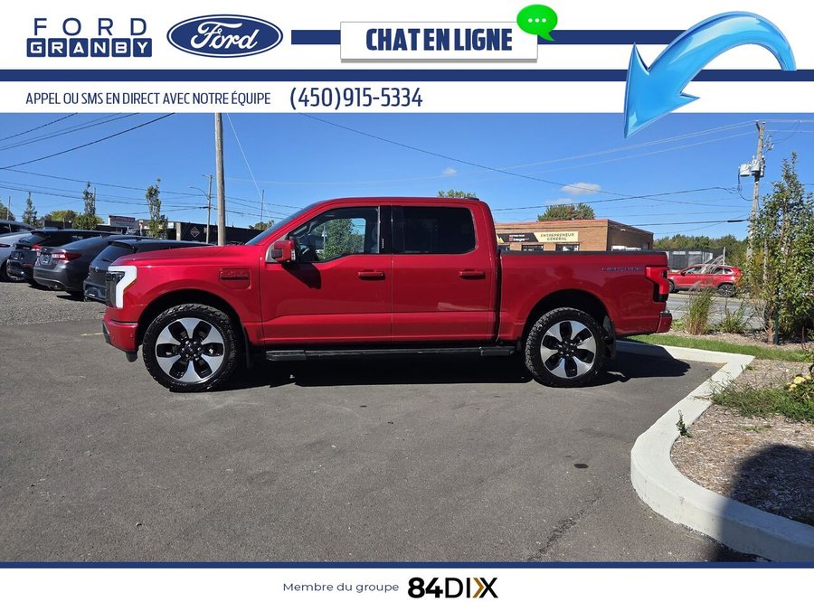 2023 Ford F-150 Lightning Red