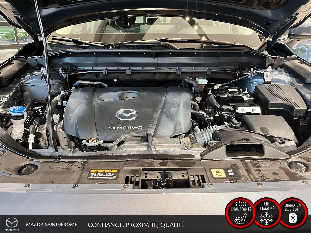 2025 Mazda CX-5 GS | AWD | SIMILICUIR SPORT | VOLANT CHAUFFANT | HAYON ÉLECTRIQUE Grey Saint-Jérôme - photo #23