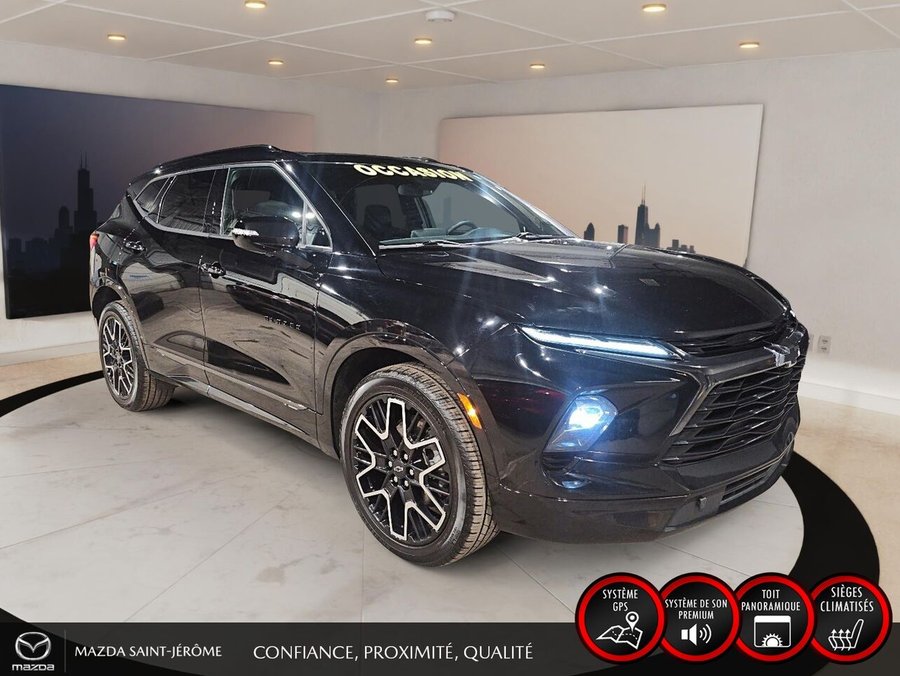 Chevrolet Blazer RS | V6 | AWD | TOIT PANORAMIQUE | CUIR | 2024 Noir