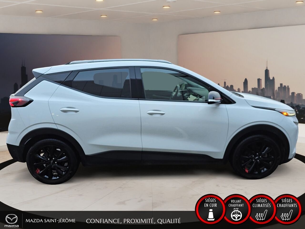 Chevrolet Bolt EUV LT REDLINE | CARPLAY SANS FIL | SIÈGES CHAUFFANTS | ANGLE MORT | 115 165 KM 2023 Blanc Saint-Jérôme - photo #4