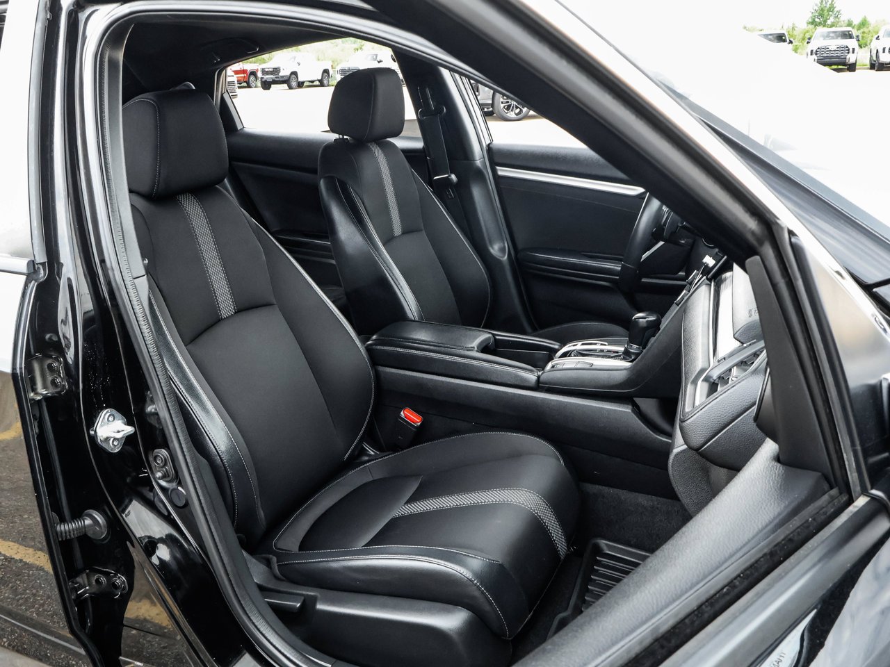2021 Honda Civic Sedan Sport CVT Black Sherwood Park - photo #14