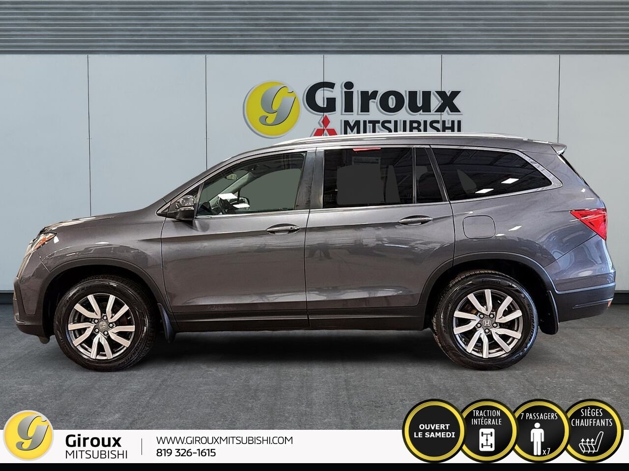 2022 HONDA PILOT Grey Sainte-Agathe-des-Monts - photo #4