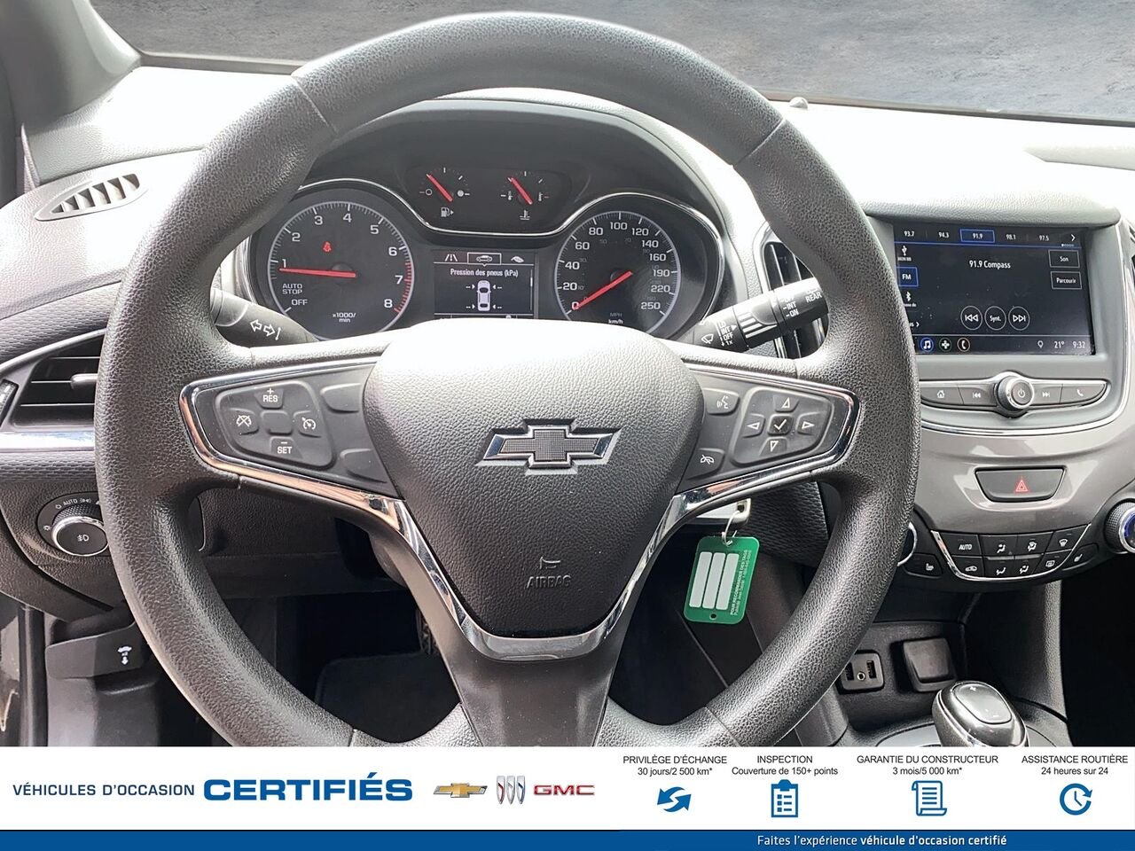 2019 CHEVROLET CRUZE LT LT à hayon 4 portes Grey Montmagny - photo #10