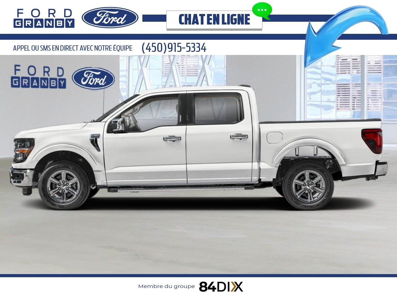 2025 Ford F-150 Oxford White Granby - photo #1