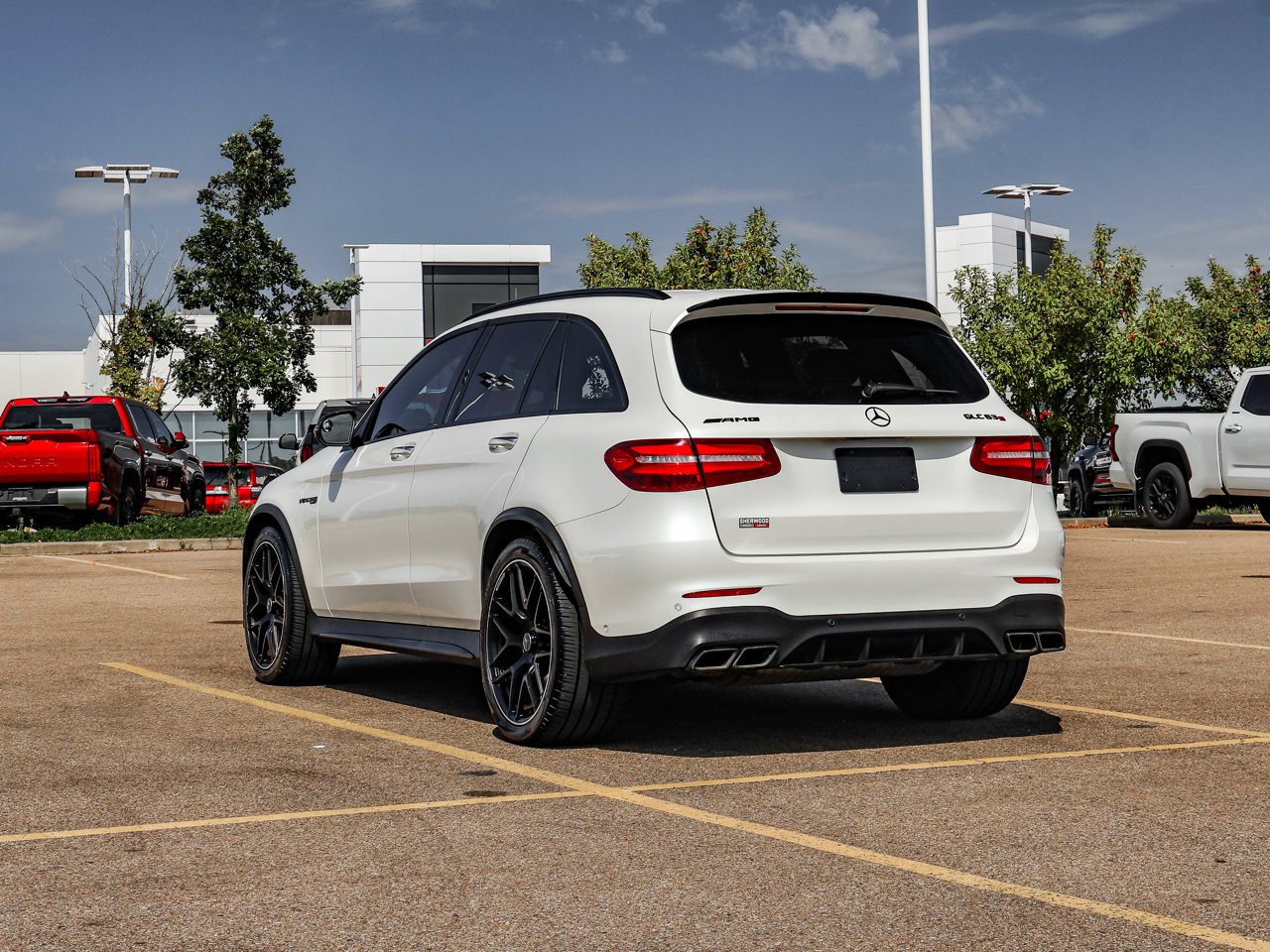 2019 Mercedes-Benz GLC AMG GLC 63 S 4MATIC+ SUV designo Diamond White Sherwood Park - photo #5