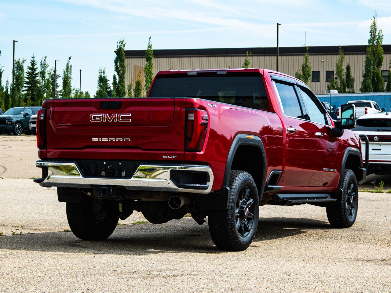 2025 GMC Sierra 3500HD 4WD Crew Cab 159 SLT Red Sherwood Park - photo #12